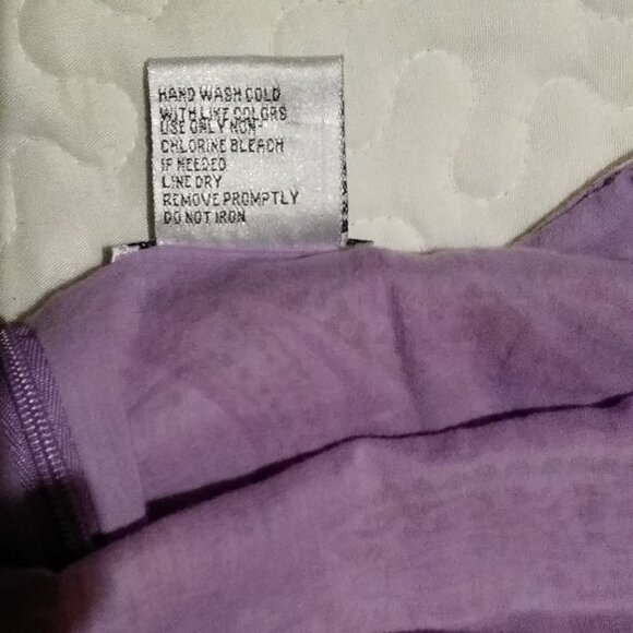 Live A Little Maxi Skirt Women's Size 16 Purple Floral VTG, Lined, Retro, - Picture 6 of 11